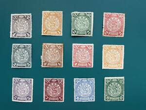  old China large Kiyoshi postal . dragon stamp unused 12 sheets SP-20