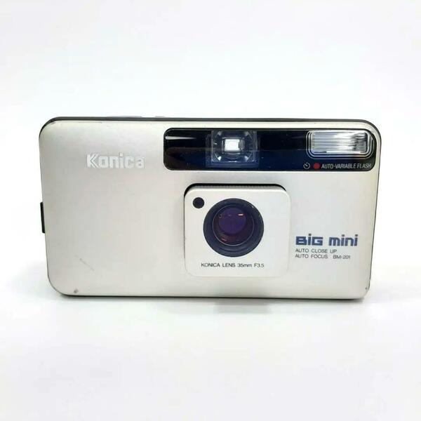 【通電確認済み】Konica BIG mini bm-201 フィルムカメラ