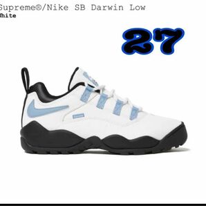 Supreme Nike SB Darwin Low White 27 NIKE ナイキ　us9