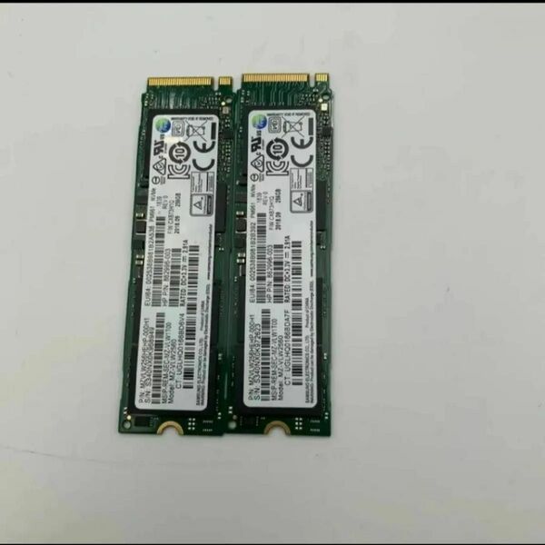 SAMSUNG MZVLW256HEHP-000H1 256GB NVMe M.2 2枚セット