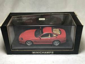 絶版人気色！ MINICHAMPS 1/43 Ferrari 550 Maranello 1996 red 430 076020 1999年発売モデル フェラーリ マラネロ ミニチャンプス 