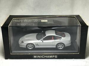 絶版人気色！ MINICHAMPS 1/43 Ferrari 550 Maranello 1996 Silver 430 076021 フェラーリ 550 マラネロ シルバー ミニチャンプス 