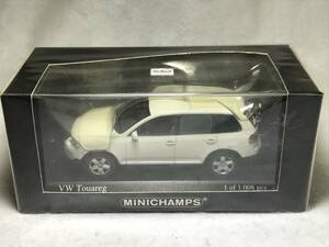 MINICHAMPS 1/43 VW Touareg 2003 400 052001 white 1,008pcs フォルクスワーゲン トゥアレグ ミニチャンプス 