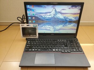 ,高速富士通ノートLIFEBOOK A574/Corei5-4210M/新品SSD256GB/メモリー最大16GB/Microsoft Office2021