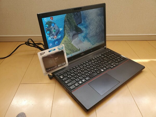 超高速富士通ノートLIFEBOOK A574/Corei7-4700MQ/新品SSD256GB/メモリー最大16GB/Microsoft Office2021