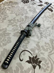  японский меч иммитация меча новый . комплект земля person лет Sanwa Izumi ... переиздание серебряный - Baki 