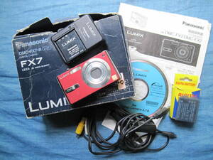 「■Panasonic LUMIX DMC-FX7-R 不調です」中古です。