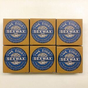 セックスワックス sexwax サーフィン wax ウォーム 6X サーフィン用ワックス 滑り止め 真夏用 青ラベル NO826