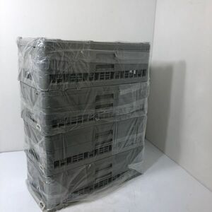 [ unused goods ]18 bulkhead . glass rack 4 piece together business use gray AAA0003 large 3815/0503
