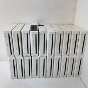 Nintendo ニンテンドー Wii RVL-001 本体 20台まとめて 動作未確認 AAR0412大3918/0509