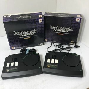 ASCII アスキー beatmania ビートマニア 専用コントローラー プレステ PS用 ASC-0515BM 2点まとめて 動作未確認 AAL0417大3995/0516