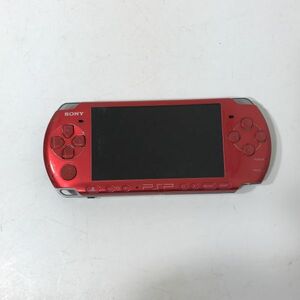 【送料無料】SONY ソニー PlayStation Portable PSP-3000 本体 Ver6.37 レッド 動作確認済み 初期化済み AAL0501小5633/0523