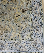 百貨店展示品　シルク100％ 最高峰225万ノット　イラン産　手織り 高級ペルシャ絨毯 101×152cm　#5_画像6