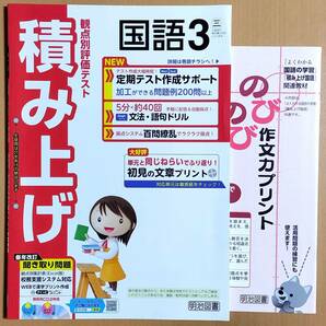 2024年度版「積み上げ 国語３ 三省堂版【教師用】」明治図書 答え 解答 観点別評価テスト 三 国語の学習.