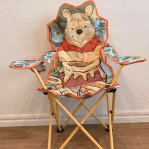 【新品、未使用】折りたたみ　椅子　ディズニー　プーさん　子ども用 アウトドア チェア キッズ