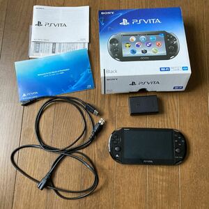 PlayStationVita PSVITA 本体　PCH2000 ブラック　黒　black　箱・説明書あり