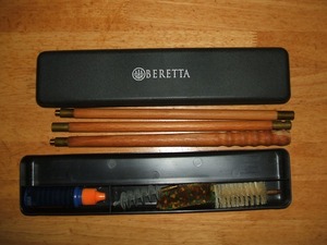  Beretta * Schott gun cleaning set 12 number for * rod part wooden 