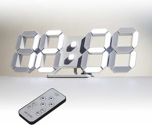KOSUMOSU デジタル時計 LED 壁掛け 置き時計 明るさ自動 時計 インテリア 目覚まし時計 壁掛け