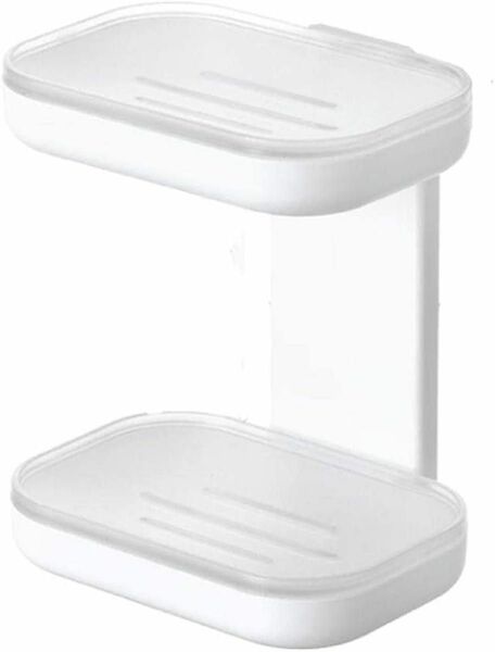 シンプル 石鹸置き お風呂 浴室 便利 排水付き ソープボックス