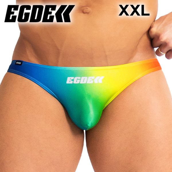 【瞬殺完売！超光沢仕様！XXLサイズ】EGDE RAINBOW ビキニ XXLサイズ