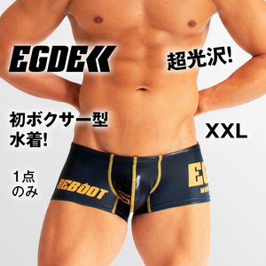 【超レア！一瞬で完売後、即廃盤！超光沢仕様！1番人気色！】EGDE REBOOT RE 黒 ボクサー 水着 XXLサイズ