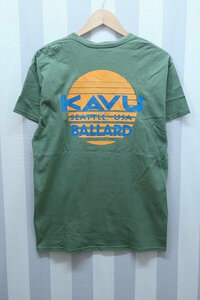 8-0025/KAVU 半袖Tシャツ BALLARD カブー