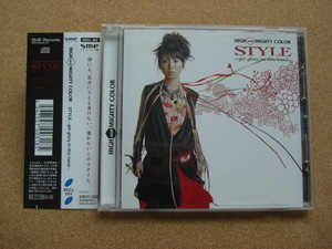 ＊High And Mighty Color／～Style ~Get Glory In This Hand～（SECL265）（日本盤）ステッカー付