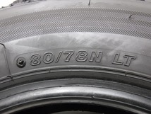 145-80R12 80/78N LT 8.5-9分山 ブリヂストンW300 2022年製 中古スタッドレスタイヤ【4本セット】送料無料(AS12-3181）_画像7