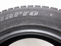 175-80R16 9-8.5分山 ハンコック 2021年製 中古スタッドレスタイヤ【4本セット】送料無料(AS16-3168）_画像6