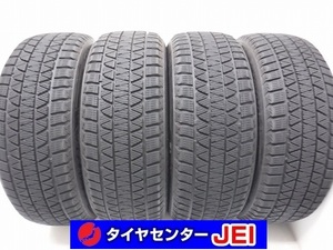 235-55R19 8.5分山 ブリヂストン ブリザック DM-V3 2019年製 中古スタッドレスタイヤ【4本セット】送料無料(AS19-3163）