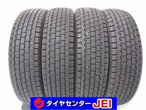 145-80R12 80/78N 8.5分山 ブリヂストンW300 2019年製 中古スタッドレスタイヤ【4本セット】送料無料(AS12-3190）