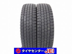 145R12 6PR 9分山 グッドイヤーアイスナビカーゴ 2022年製 中古スタッドレスタイヤ【2本セット】送料無料(AS12-3215）