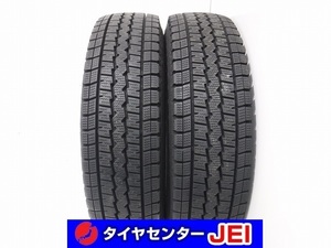 165-80R14 97/95N 9分山 ダンロップ ウィンターマックスSV01 2020年製 中古スタッドレスタイヤ【2本セット】送料無料(AS14-3213）