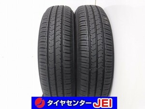 155-65R14 9-8.5分山 ブリヂストン エコピアNH100C 2021年製 中古タイヤ【2本セット】送料無料(AM14-6873）