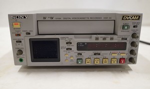 1円～SONY デジタルビデオカセットレコーダー DSR-45 DVCAM DIGITAL VIDEOCASSETTE RECORDER ソニー 通電のみ確認