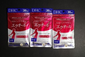 未使用 3個セット DHC 大豆イソフラボン エクオール 30日分