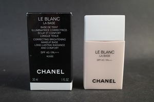  unused CHANEL Chanel ru Blanc Raver z rose me-k up base 30ml