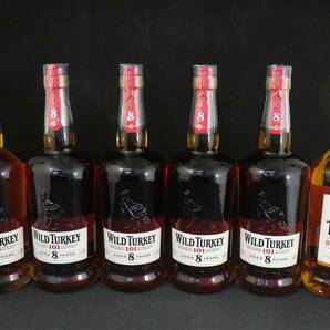 1円～ 未開栓 WILD TURKEY ワイルドターキー ウイスキー 700ml  6本セットの画像1