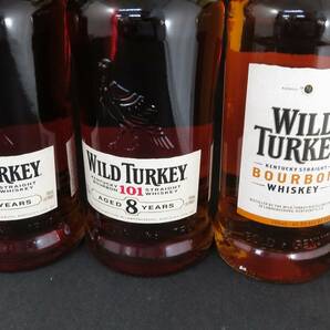 1円～ 未開栓 WILD TURKEY ワイルドターキー ウイスキー 700ml  6本セットの画像3