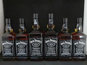 1 jpy ~ not yet . plug Jack Daniel black Old No.7 1000ml 700ml 6 pcs set 