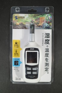 未使用 サンワサプライ デジタル温湿度計 CHE-TP1　インフルエンザ 熱中症 対策 グッズ