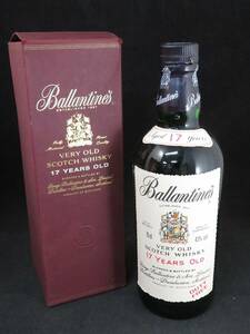 1円～　未開栓　Ballantine's バランタイン 17年 ベリーオールド スコッチ ウイスキー 750ml 43%