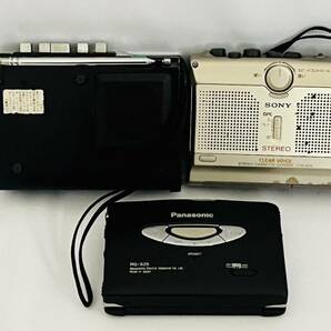 〇L64 カセットレコーダー・プレーヤー まとめて3点 SANYO MR-63/SONY TCS-600/Panasonic RQ-S25の画像2