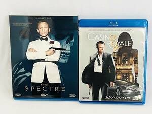 〇館P83 Blu-ray&DVD 007 カジノ・ロワイヤル/スペクター 2点まとめて セル版 CASINO ROYALE/SPECTRE