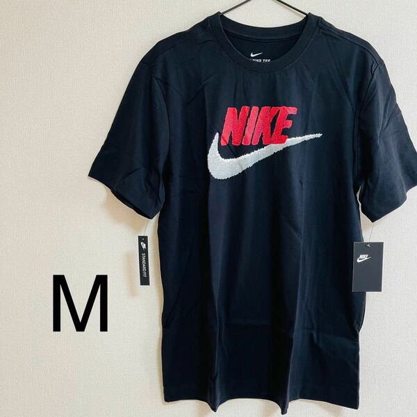 新品　NIKE Tシャツ　半袖　メンズ　M ブラック　ビッグロゴ