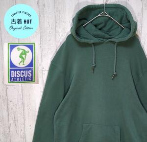 DISCAS　プルオーバー　パーカー　古着　シンプル　ストリート　USA　#h710