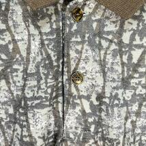 レトロ　モッシーオーク　ポロシャツ　襟ニット　レトロボタン　日本製　カモ柄　#h368_画像5