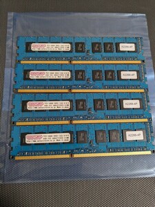 Century DDR3 память DDR3 8GB × 4 штуки всего 32 ГБ/PC3-10600 (DDR3-1333) ECC Unbuffered BIOS запустил [множественные запасы] 31