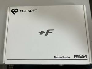 【美品】FUJISOFT　 FS040W モバイル Wi-Fi ルーター　SIMフリー