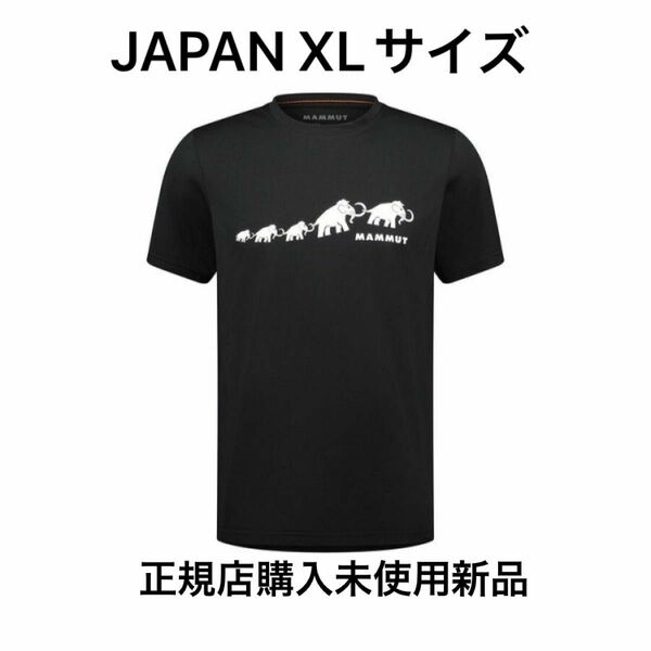 マムートQDロゴプリントTシャツアジアンフィットメンズJAPAN XLサイズ